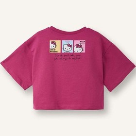 Resim Defacto Hello Kitty Oversıze Tişört Kız Bebek H0674a526smpn73 Pembe-pn73 