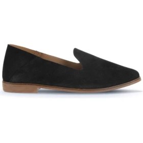 Resim Bueno Shoes Siyah Alf Süet Kadın Babet 01WA7003 