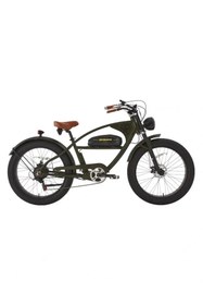 Resim Bisan RIDER ELEKTRİKLİ BİSİKLET 46CM MD 26 JANT 7 VİTES MAT SİYAH YEŞİL 