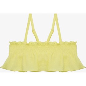 Resim Sarı Kız Çocuk Lilly Lemon Fırfırlı Bandeau Bikini Takımı 