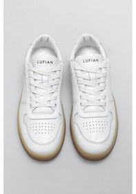 Resim Lufian Alexıs Beyaz Kadın Hakiki Deri Spor Ayakkabı Beyaz 