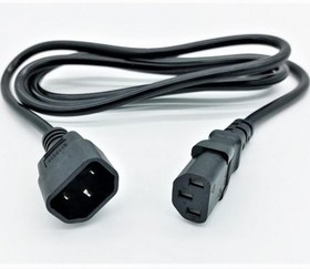 Resim C13-C14 GÜÇ KABLOSU 1,8 MT 3X0,75mm (POWER CORD) 