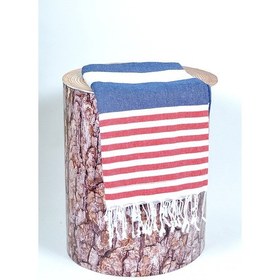 Resim Marin Peştemal Lacivert %100 Pamuk 90x180 Banyo-Plaj Havlusu 