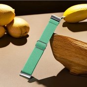 Resim Cloud011 Fitbit Charge 3 4 5 6 Için Nefes Alabilir Yeşil Esnek Naylon Spor Kemer 