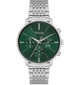 Resim Wesse Wwg401104ssa Quartz Çelik Gri Yeşil Kadran 42 Mm Erkek Kol Saati Gri 