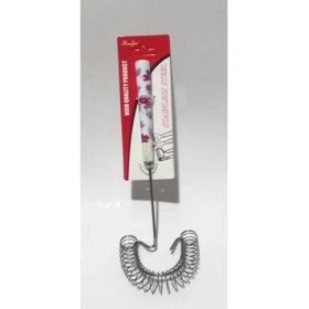 Resim abnturk Desenli Saplı Yaylı Paslanmaz Çelikten Kaliteli Hammaddeden Çırpıcı Karıştırıcı (23CM Uzunluğunda) 