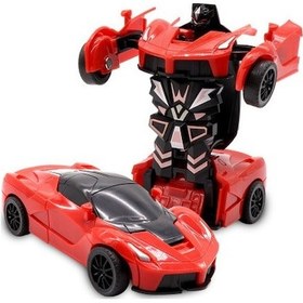 Resim Prodigy Toy 1:32 Dönüşen Araba Kırılmaz Mini Araba Kırmızı 