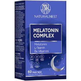 Resim Naturalnest Melatonin Complex 3 mg 60 Dilaltı Tablet 