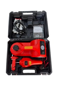 Resim Hırdavat Elektrikli Araba Kriko Kiti 5 Ton 12V Hidrolik Kriko Seti, Darbe Anahtarı Ve Şişirme 