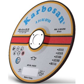 Resim Metal Taşlama Taşı 180x6.4 - 10 Adet 