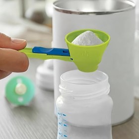 Resim Kaydırmalı Huni Sızdırmaz Protein Tozu Kepçesi - Süt ve Takviyeler İçin Uygun, Dayanıklı PP Malzeme, Her Durumda Mükemmel Mutfak Aleti 
