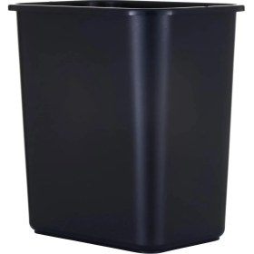 Resim Daders Home Solutions 3,25 Litre Yer Verimli Çöp Sepeti, Masa Altına ve Ticari Ofis, Mutfak, Ev Ofis ve Yatakhanede Dar Alanlara Uyar, Temizlemesi Kolay, Siyah 