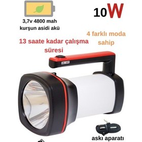 Resim Uzun Mesafeli Ultra Güçlü Gold K Ama El Feneri Işıldak Gk6777 Çok Renkli 