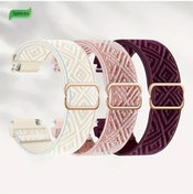 Resim Sunshine022 3lü Toz Süt Beyazı Erik Fitbit Uyumlu Nylon Kol Bandı Versa 1 2 