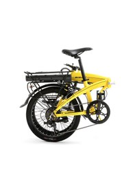 Resim Bisan Prime Elektrikli Katlanır Bisiklet 32 Cm V 20 Jant 7 Vites Cat Sarı Siyah Sarı 