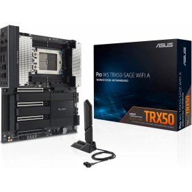 Resim Asus Pro Ws Trx50-sage Wifi A Ddr5 6400mhz Oc M.2 Usb-c Pcıe 5.0 Tr5 Ceb Anakart 
