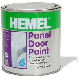 Resim Hemel Panel Door Paint Polar White Amerikan Panel Kapı Boyası Beyaz 0,75 Lt 
