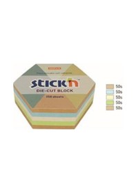 Resim Gıpta Stickn 61x67 Kraft Altıgen Ypşkn Notblok250Y 