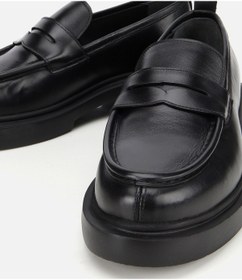 Resim Hotiç Erkek Deri Siyah Yüksek Tabanlı Klasik Loafer 02ayh311850a100 Siyah 