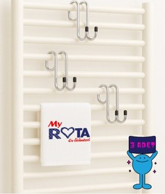 Resim Rota Kanca, 3 Adet, Havlupan Askısı, Opsiyonel Kanca Krom 