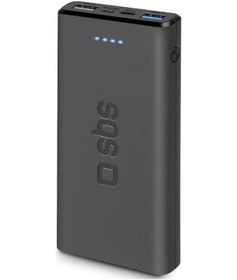 Resim SBS Powerbank TTBB10000FASTK 10.000 mAh 2 Usb 2.1 A Taşınabilir Şarj Cihazı Siyah 