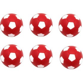 Resim Dolıty 6 Adet 32mm Masa Futbolu Futbol Langırt Topları Fussball 