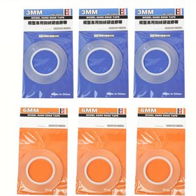 Resim 3/6mm Model Scribing Guide Bantı Sert Kenarlı Bant Push Line Scribe Bantı Model Kesme Aletleri için Hobiler ve DIY Kit Aksesuarları 