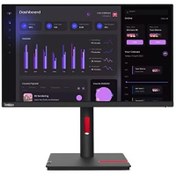 Resim Lenovo ThinkVision T24i-30 63CFMATXTK 23.8" IPS Full HD 60 Hz 4 ms HDMI VGA Display Port Monitör 