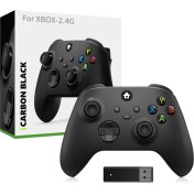 Resim Konsol Plus Xbox 9. Nesil Kablosuz Gamepad Siyah 2.4g Pc/android/ıos 