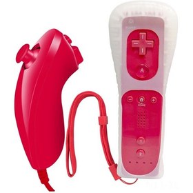 Resim Konesam Wıı Oyun Konsolu İçin Kırmızı El Tipi Kontrol Kolu - Taşınabilir Ve Eğlenceli 