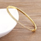 Resim 18K Altın Kaplama Bakır Boho Tatil Paskalya Yaz Renkli Beyaz Kübik Zirkonyalı Mozaik Charm Bileklik, 3A Zirkonyalı Sentetik, Kadınlar İçin Moda, Günlük Olay, Hediye Verme Olayı, Kadın Takıları, Toptan Aksesuarlar 
