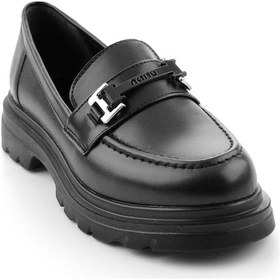 Resim Siyah Kadın Loafer Ayakkabı K01997011209 Siyah 