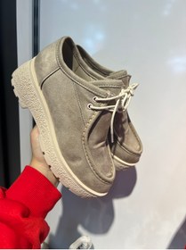 Resim Italyan Model Oxford Kadın Bej 