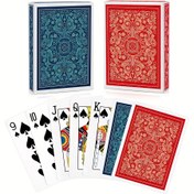 Resim Esnek/Katlanabilir Standart Oyun Kartları - Yetişkin Parti Oyunu, Zarar Yok, Sihir Numaraları, Balık Tutma, Kutuda 2 Paket, 8.79cm x 6.3cm, 14+ Yaş Aralığı 