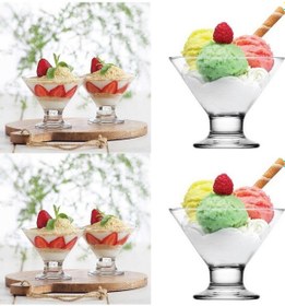 Resim Lav Cam Dondurma-tatlı Kasesi 