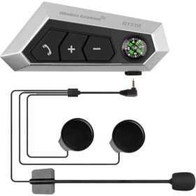 Resim Özgürce Yüksek Kaliteli Motosiklet Bluetooth Kulaklık Kask Intercom Çiftli Bağlantı 