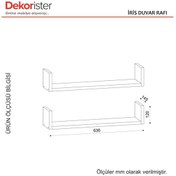 Resim Dekorister Iris Duvar Rafı 