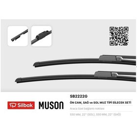 Resim Cosmotex Sb2222g Silecek Süpürgesi Muz Tipi Audı A6 4f2 C6 Avant, Allroad 4f2, 4fh, 4f5 C6 04/ 