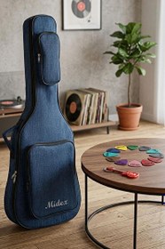 Resim Midex CS-89BL Özel Tasarım Softcase Gigbag Kılıf 101 CM Klasik Gitar Çantası 