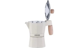 Resim PremiumPort Şık Beyaz Moka Pot Seti, 150 Ml, Pratik ve Şık Kahve Keyfi 