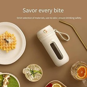 Resim Taşınabilir Blender Elektrikli Meyve Sıkacağı Smoothie Blender Mini Meyve Suyu Yapımcısı El Mutfak Mikser Sebze,1500mAh 