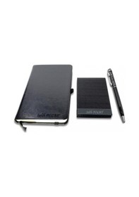 Resim Kişiye Özel Siyah Vip Set - 9X14 Not Defteri - Touch P 