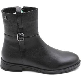 Resim Venüs Kadın Hakiki Deri Trok Detaylı Western Bot 2552701K - Siyah - 36 