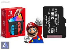 Resim Nintendo Switch OLED | Hazır Oyunlu | 256 GB Kart | Takas Mümkün 