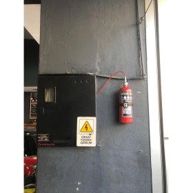 Resim Metropol Yangın Gazlı 2 kg Söndürme Sistemi Pano Içi 