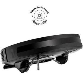 Resim Karaca Vantuz Off-Road RS007 2 in 1 Haritalamalı ve Moplu Vacuum Konuşan Robot Süpürge 