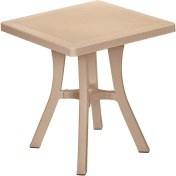 Resim Holiday Royal 70x70 Bahçe Ve Balkon Masası Cappucino 