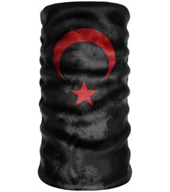 Resim Türk Bayraklı Siyah 