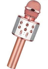 Resim Bt Karaoke Mikrofon-rose Gold 