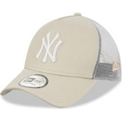 Resim New Era New York Yankees Trucker 940 Krem 